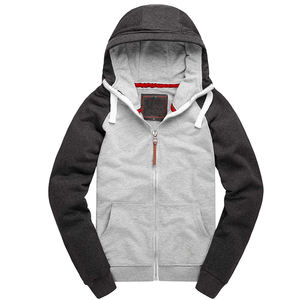 Sweats à capuche pour hommes Pullover Fleece Lined Athletic Casual Lightweight Workout High Collar Sweatshirts avec poches kangourou - Product Image 5