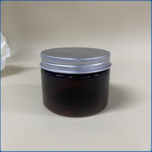 Pot PET pour emballage alimentaire et cosmétique 100ml - 68mm - 19g Pot en plastique brun avec bouchon à vis robuste produit en série - Product Image 5