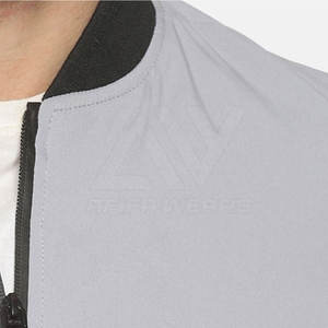 Chaqueta de bombardero cortavientos con soporte de calle para hombre, elegante, de alta calidad, regular, ligera, con cremallera completa, superventas, letras de invierno - Product Image 3