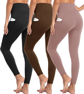 Active Wear <b>Women</b> Yoga <b>Leggings</b> <b>Blue</b> <b>Leggings</b> / High Waist Workout Comfortable Custom Haus Industries - Product Image 3