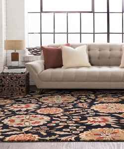 Tapis traditionnels indiens faits à la main en laine pour salon, chambre et maisons modernes - Product Image 5