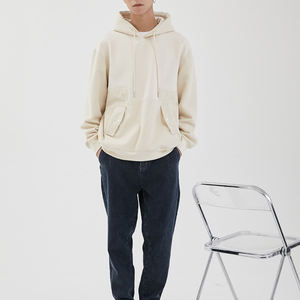 Sweats à capuche une pièce pull surdimensionné pour hommes à épaules tombantes en coton polaire vente de gros Nouvelle arrivée - Product Image 5