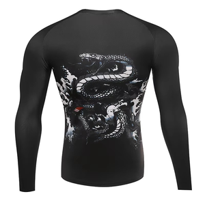 Camiseta Deportiva de Compresión de Manga Larga para Hombre, Ropa Deportiva para Gimnasio, Fitness, Entrenamiento, Rashguard para Correr - Product Image 3