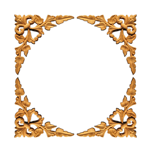 Apliques de Madera Maciza para Muebles, Apliques Decorativos de Madera Maciza para Muebles, Adornos para Interiores del Hogar - Product Image 1