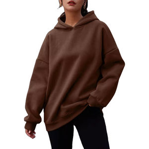 Sudaderas con capucha para mujer 100% poliéster Sudaderas con capucha en blanco Impresión Unisex Sudaderas con logotipo personalizado - Product Image 4