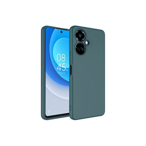 "Dark Green Slim Soft Touch Netzy TPU Silicon Case for Tecno Spark 9 Pro A58 Spark Go Plus Models" - Product Image 1