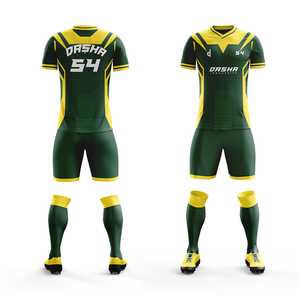 Uniforme de fútbol personalizado de alta calidad para hombre, ropa deportiva transpirable con camiseta personalizable por sublimación - Product Image 6