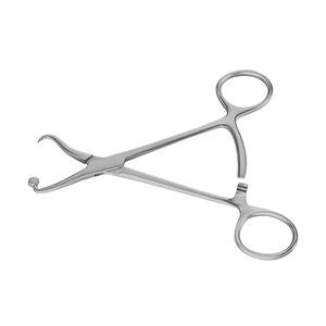 Fórceps de sujeción de hueso de placa de alta calidad Fórceps de sujeción de hueso quirúrgico ortopédico de acero inoxidable de 5,5 pulgadas - Product Image 2