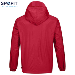 Veste de pluie à manches longues zippée de haute qualité pour hommes, support coupe-vent imperméable pour l'hiver et l'extérieur, veste High Street pour hommes - Product Image 2