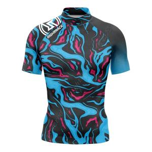Nuevas camisetas de surf de manga corta Rashguard para hombre, sudadera de Surf de tela con protección solar, traje de baño Brightrock con protección Uv - Product Image 4