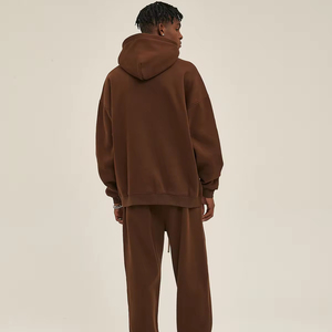 Sudadera con capucha extragrande de algodón 100% para hombre, ropa de calle, estilo hombro caído, acabado teñido liso para invierno, bienvenida Digital - Product Image 1