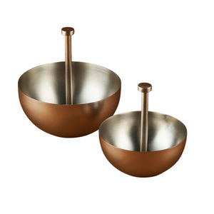 Bol à chocolat fini noir Bol sucré fait à la main de qualité supérieure Bol à dattes en métal fantaisie de taille personnalisée - Product Image 5