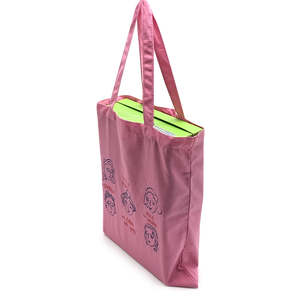 กระเป๋าโท้ทไนลอนพรีเมียมพิมพ์ลายตามสั่งพร้อมหูหิ้วเชือกสำหรับสุภาพสตรี-ใช้ได้ทุกฤดูกาล รับทำโลโก้ตามสั่ง - Product Image 3