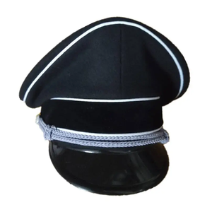 Casquette d'uniforme pour femme OEM Lami's Industries, chapeaux d'officier, vente en gros, casquette de chauffeur de taxi à visière unie, couleurs unies, printemps/été - Product Image 4