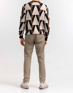 2025 surdimensionné hommes mode pull pull personnalisé à manches longues tricoté col en V grande taille hiver saison accessoire - Product Image 2