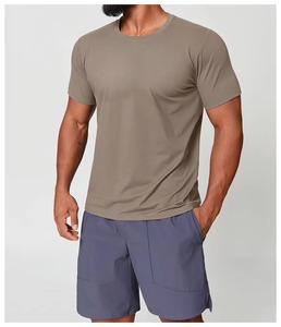 เสื้อยืดออกกำลังกายฤดูร้อนสำหรับผู้ชาย คุณภาพสูง น้ำหนักเบา ขนาดสั่งทำได้ ลำลอง 88% โพลีเอสเตอร์/12% สแปนเด็กซ์ รับสกรีนโลโก้ - Product Image 6