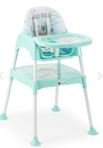 Sillas altas para bebés 3 en 1, silla de alimentación para bebés ajustable con bandeja extraíble para niños pequeños y cómoda portátil fácil de limpiar - Product Image 2
