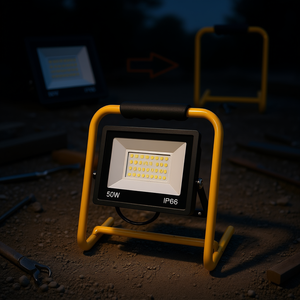 50W Lion <b>Projector</b> <b>LED</b> Stand Flood Lights Durable and Efficient Lighting Solution - Product Image 3