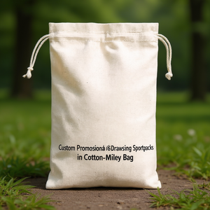 Sacche Sportive Promozionali Personalizzate in Cotone - Borsa Miley - Product Image 3