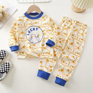 Conjunto de Pantalones y Sudadera con Capucha de Algodón para Niños, de Alta Calidad, Diseño de Dibujos Animados Personalizado, Transpirable y Ligero, OEM ODM, Venta al Por Mayor - Product Image 5