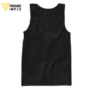 เสื้อกล้ามออกกำลังกายผ้าฝ้ายสำหรับผู้ชายทำจากโพลีเอสเตอร์และสแปนเด็กซ์ตาข่ายออกแบบโลโก้ได้ตามต้องการสำหรับเพาะกาย - Product Image 6