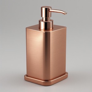 Distributeur de savon en acier de qualité supérieure, conçu pour les salles de bain modernes, offrant un look élégant, un corps robuste et une utilisation confortable et fluide. - Product Image 3