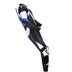 Combinaison de moto en cuir personnalisée grande taille pour hommes équipement d'équitation de moto de course combinaisons de protection une pièce en cuir pour motard - Product Image 3