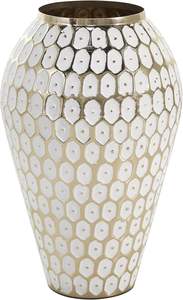 Vase à fleurs en fibre végétale moderne, carré, émaillé, artisanal, écologique, de qualité supérieure, décoration de table, pot de fleurs, Zahid exports - Product Image 3