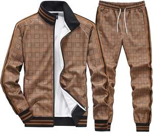 Chándal de moda 2025, chándal de manga larga transpirable de alta calidad para hombres, 100% de algodón - Product Image 3