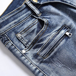 Créez votre propre logo Short en jean Meilleure vente Short en jean pour homme Short en jean respirant à séchage rapide - Product Image 5