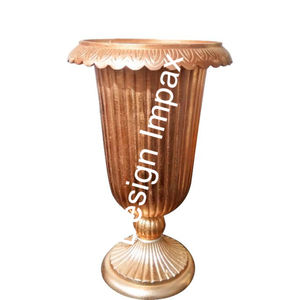 Venta caliente florero de latón estilo indio venta al por mayor florero de lujo y maceta para la decoración interior de la Oficina y el hogar - Product Image 5