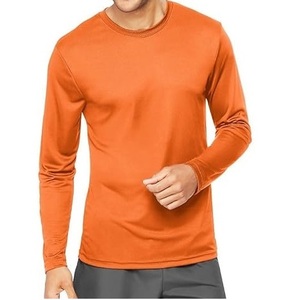 T-shirts de sport pour hommes pour l'été Streetwear Muscle Fit Bodybuilding Slim Fitness Boutons unis Manches longues Tissu tricoté Formel - Product Image 6