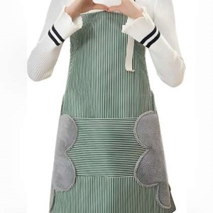 Delantal de cocina sin mangas con logotipo personalizado, delantal de cocina de chef de algodón y poliéster, delantal impermeable para lavavajillas - Product Image 4