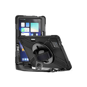 Étui en silicone pour tablette Netzy Pad 6 Defender, coque arrière antichoc pour Xiaomi Pad 6, étui de protection pour clavier en noir - Product Image 1