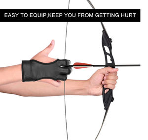 Gants de tir à l'arc personnalisés, couleur et design personnalisés, gants durables pour la pratique du tir à l'arc sur cible et l'archerie traditionnelle - Product Image 4