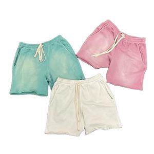 Buker Custom Logo Mesh Shorts High Street Style 100% Cotton Knee Men's 5 Inch Inseam Double <b>Layer</b> Breathable Polyester Pockets - Product Image 2