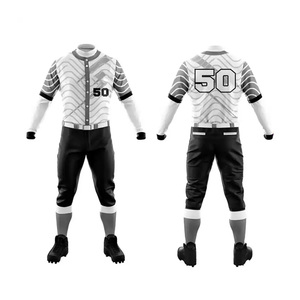 Factory Wholesale Custom Baseball Shirts Baseball Uniform Sets Uniform Baseball High Quality Jersey - Product Image 6