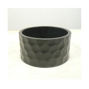 <b>Large</b> Black Wooden <b>Serving</b> <b>Bowl</b> Diamond Design Perfect for Food <b>Serving</b> Kitchen Decor - Product Image 4