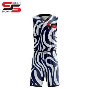 Maillot et short de basket-ball personnalisés par sublimation et logo Nouveaux uniformes de basket-ball confortables et respirants pour hommes - Product Image 6