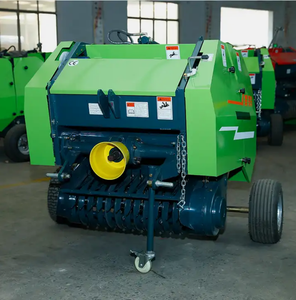 Presse à balles de foin ronde motorisée, haute productivité, compacteur de fourrage agricole, machine de récolte agricole - Product Image 6