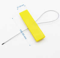 Tag Segel RFID UHF Pintar Tahan Air Protokol EPC Class1 GEN2 Sensitivitas Tinggi Kontrol Akses Keamanan Kontainer (-30C ABS