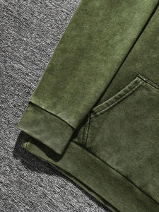 Venta caliente 100% algodón hombres pulóver con capucha cómoda sudadera de lana con logotipo personalizado para el invierno - Product Image 5