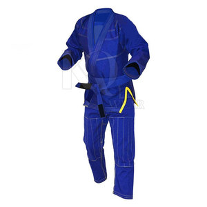 Uniforme de Jiu-Jitsu avancé 100% coton, léger, respirant, coupe confortable, tissu résistant, parfait pour l'entraînement aux arts martiaux - Product Image 3