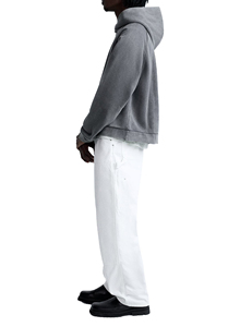 Hoodies For Men Oversize Men's <b>Thick</b> Hoodies Plus Size Sweatshirts French Terry Fleece Pullover Custom Logo Blank Heavyweight - Product Image 4