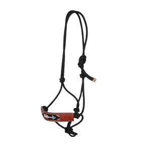 Latest Designed Handmade Horse Riding Rope <b>Halter</b> With Beaded Arrow Decorative Leather Nose Band Top Supplier - Product Image 1