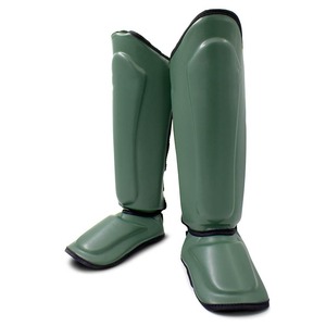 Protège-tibias en cuir de qualité supérieure pour MMA, Muay Thai, protection des genoux et des pieds, protection corporelle pour le kickboxing et la boxe - Product Image 2