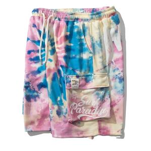 Shorts Deportivos Sin Costuras con Degradado Tie Dye para Mujer, Shorts de Pilates de Secado Rápido con Efecto Push-Up, Leggings Cortos de Cintura Alta para Correr - Product Image 5