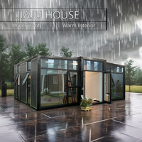 Maison Portable Prête à l'Emploi de Luxe 3 Chambres, Modulaire Préfabriquée en Conteneur de 40 Pieds pour Espace de Vie, Appartement, Centre Commercial ou Bureau