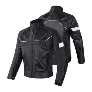 Veste de moto d'hiver unisexe avec protection contre les chocs coupe-vent et caractéristiques réfléchissantes pour une meilleure sécurité de conduite - Product Image 3