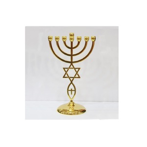 เชิงเทียน menorah ดีไซน์สร้างสรรค์เชิงเทียนโลหะอลูมิเนียมคุณภาพสูงสำหรับตกแต่งบ้านและงานแต่งงานสำหรับคริสต์มาส - Product Image 3
